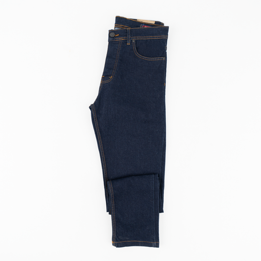 Plain cotton jeans